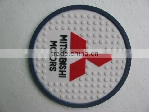 Disposable Round Pvc Rubber Coaster photo-2