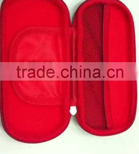 2016OEM Easy Carrying Small PU Earphone Accessory Waterproof EVA Earphone Case / Bag / Box With Mesh Pocket photo-2