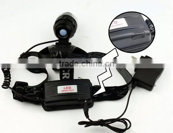 T80 Multifunction High Power Led Headlamp 10w Xml t6 Rechargeable 400 Lumen Headlamp Headlight photo-5