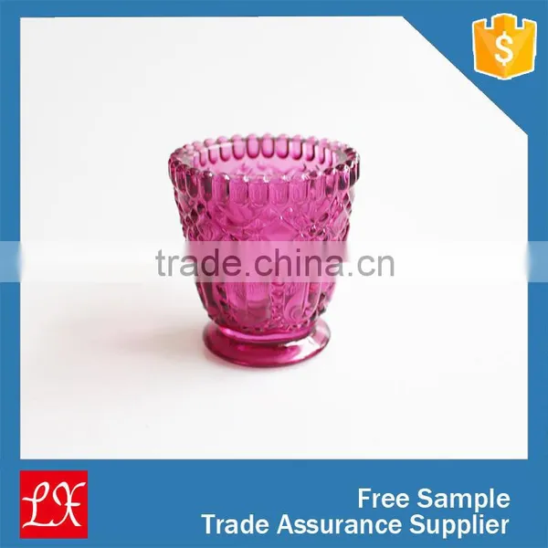 Wholesale Windproof Thick Glass Candle Holder photo-3
