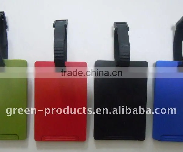 Novenlty Eco-friendly Luggage Tag With Blank Paper(TPL001)