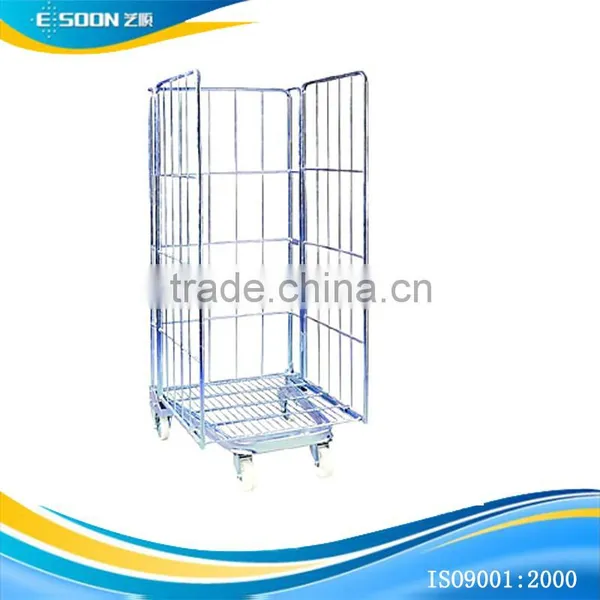 Library Steel Pallet Show Cage Rack Trolley photo-2