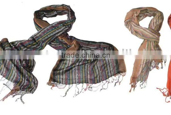 Viscose Scarf, Shawls Lurex Stoles