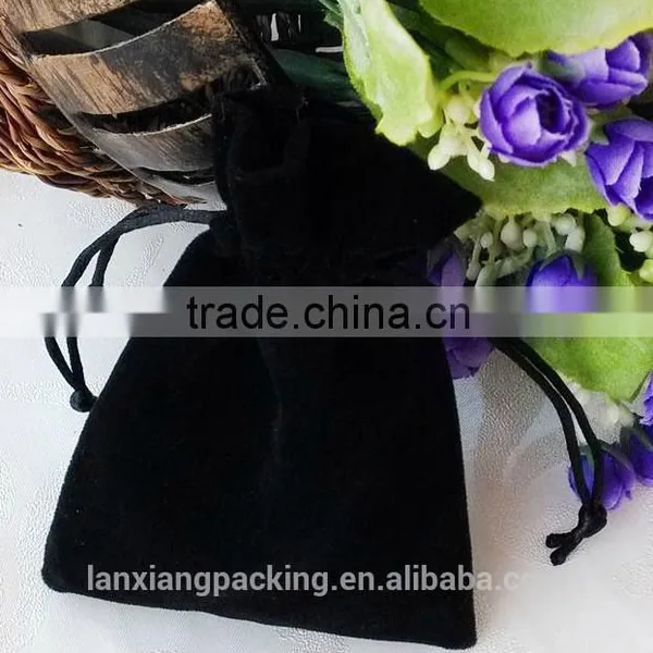 Black Velvet Pouch, Custom Made Jewelry Pouches, Jewerly Pouch