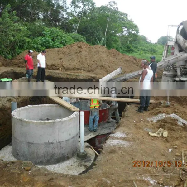 China Puxin Easy to Maintain Home Use 4m3 Hydraulic Pressure Biogas Plant photo-4