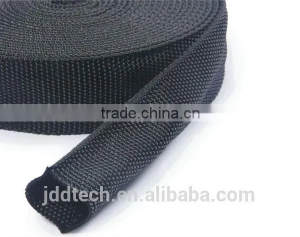 Hydraulic pipe polyester protective sleeve