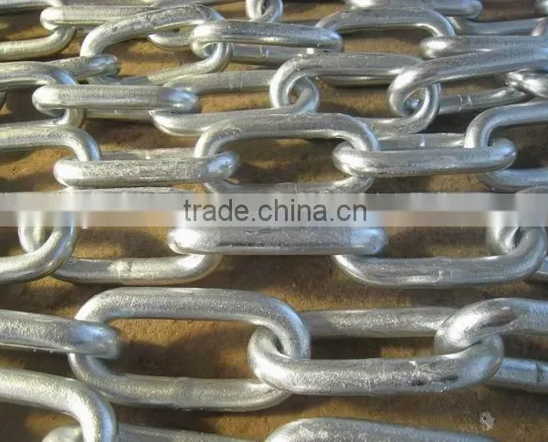 Bright Hot Dip Galvanized Anchor Chain Link for Ship photo-5