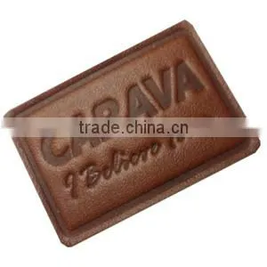 Hand Made Custom Brown Garment Genuine Leather Label