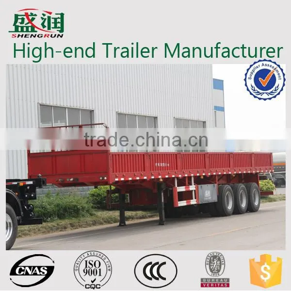 2015 Hot Sale Cargo Trailer With Side Board Side Wall Semi Trailer