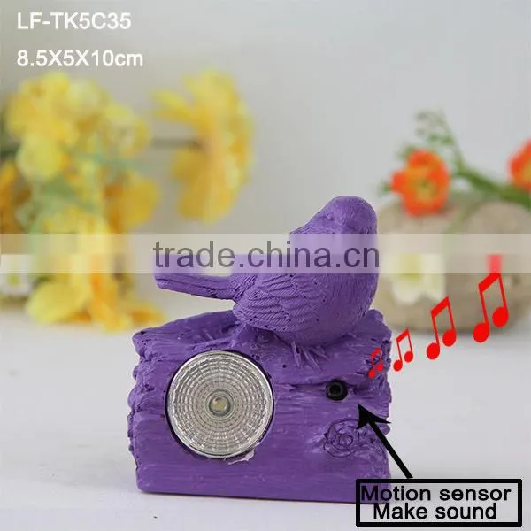 Solar Rose Birds Statue Lights Garden Led Light photo-3