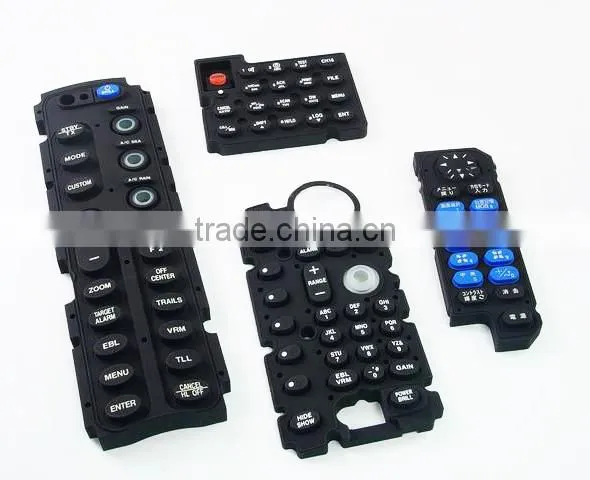 Laser Etched Silicone Keypad, Silicone, LED Backlight, Graphic Can be Shown by Using Laser Etching Technology photo-3