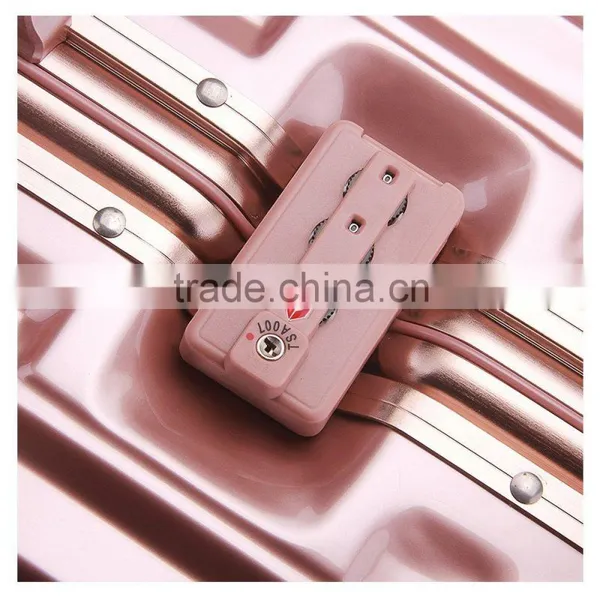 High Quality Fashion Trolley Luggage Sets 20" 24" 28" ABS PC Suitcase photo-3