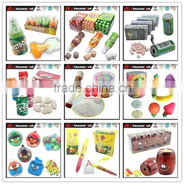 Attractive Packages Sweet Cartoon Bottle Candy Powder in Bottle