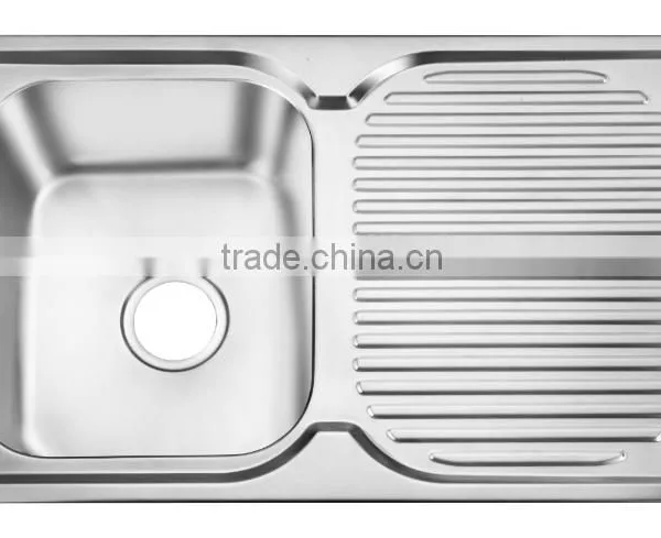 Yacht,Boat,Train and Public Mobile Toilet Used Stainless Steel Washing Basin Kitchen Sink With Drain Board GR-Y616