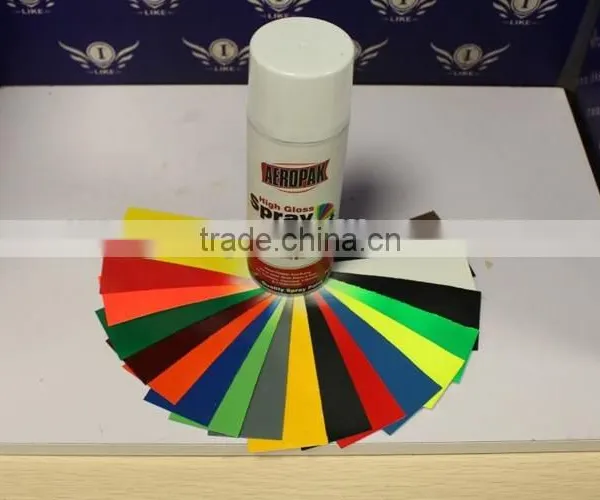 2016 Canton Fair Aeropak Spray Paint Colorful Fast Dry High Glossy Spray Paints for Car photo-3