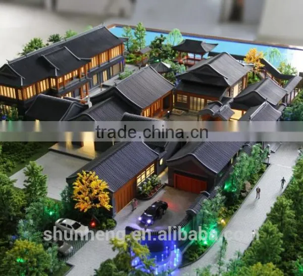 Architectural models of Hotel Park making service