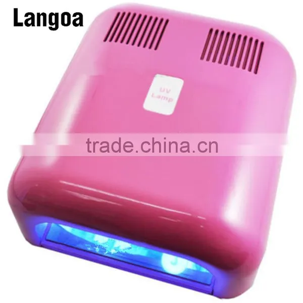 36w uv Led Nail Lamp Machine Timer Fuse + 4 x 9w Bulbs photo-4