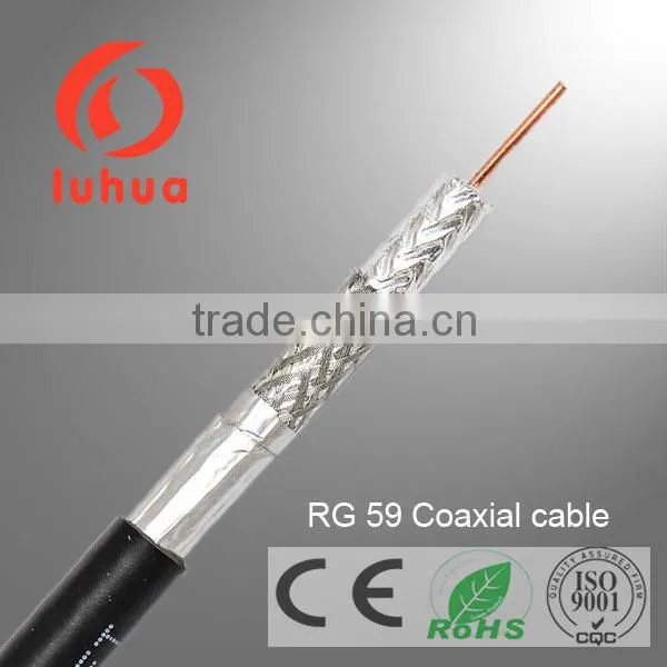 RG59 2c Coaxial Cable rg 59 + 2 Core Power for Video Camera CCTV CATV System CE RoHS ISO9001 Approved photo-5