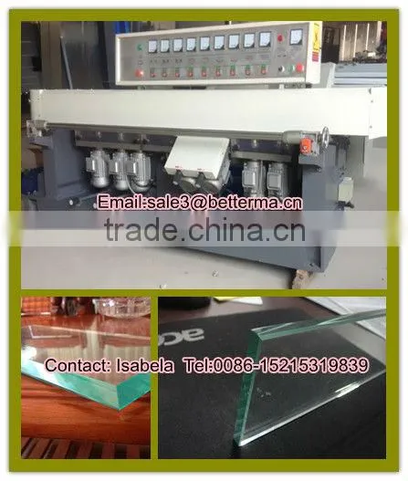 PLC control automatic Glass Straight-Line Miter Edging Machine / PLC control automatic glass grind machine (RTJM93P)