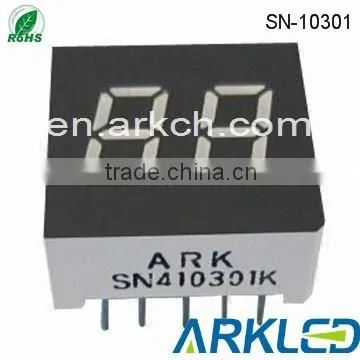0.3" Yellow Green Color Dual Digit RoHS Approved 7 Segment LED Display photo-4