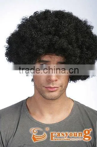 Football/Soccer Fans Wig, Party Wig, Curly African Wigs, Cosplay Wig photo-2