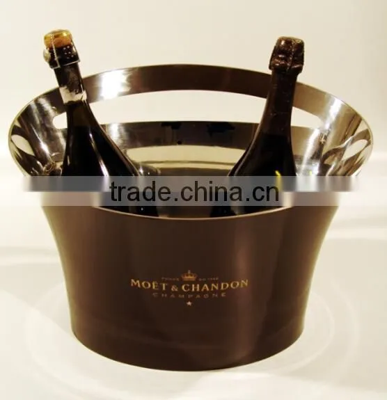 2014 New Large Plastic Acrylic Champagne Ice Bucket With Handle photo-3