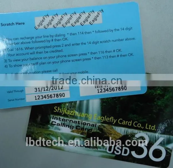 Prepaid Scratch Card Printing For Mobile Phones, Lottery Scratch Card Price Manufacturer From China photo-2