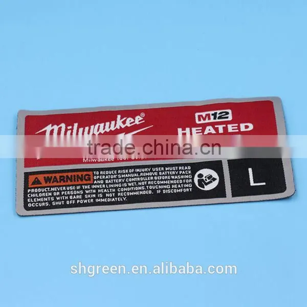 Name Brand Apparel Folded Woven Label for T-shirt photo-3
