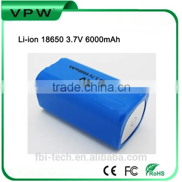 Li-ion 18650 3.7V 6000mAh 4P Battery Pack for Camping Light photo-3