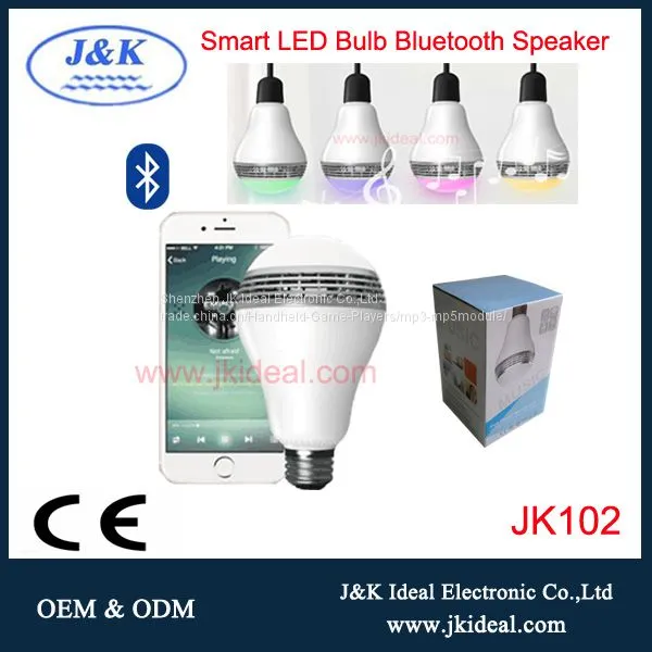 Wireless Bluetooth Smart Music Led Light Bulb Lamp With Speaker photo-4
