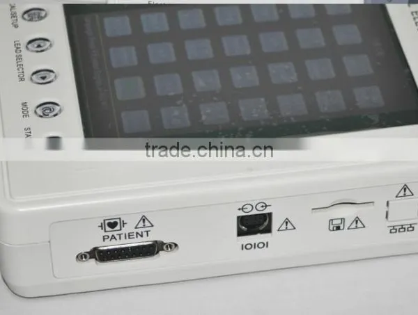 Carejoy 7 Inch Color LCD Portable Digital 3 Channel 12 Lead Electrocardiograph ECG Machine EKG 903A3 photo-3