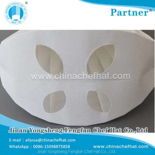 30cm Height Eco-cotton Round Top Chef Hat Adjustable photo-5