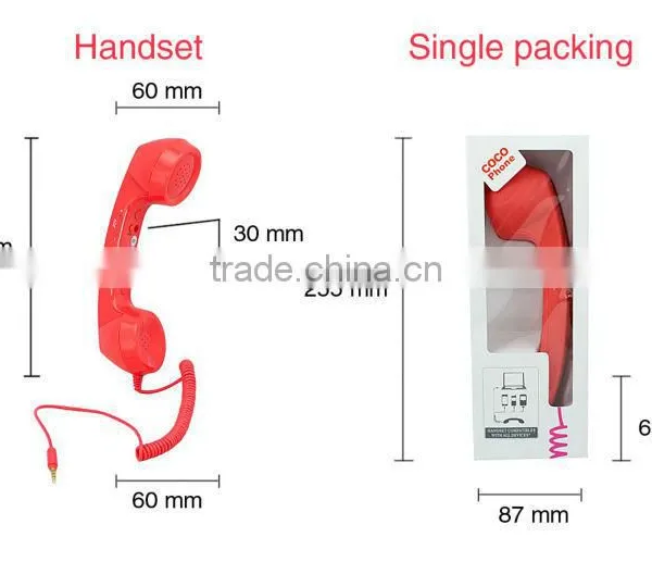 Anti-radiation Retro Handset COCO Phone photo-4