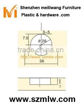 26mm Cup Concealed Door Hinge photo-3
