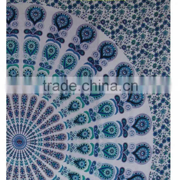 Indian Tapestries Wall Hanging Bohemian Dorm Decor Bedding Bedspread Beach Blanket Throw Hippie Mandala Tapestry photo-6