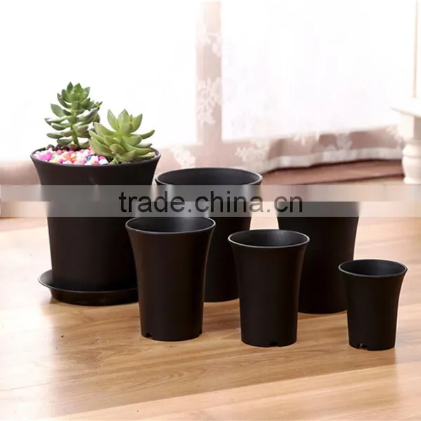 Small Flower Pot Gardening Mini Plastic Pots Round Flower Bonsai Planter Nursery Pots photo-2