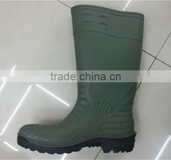 Fashion and Popular PVC Steel Toe Wellington Safety Gumboots for Construction photo-2