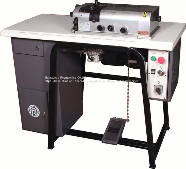 AV12 MAES Round Knife Leather Skiving Machine/Leather Splitting Machine