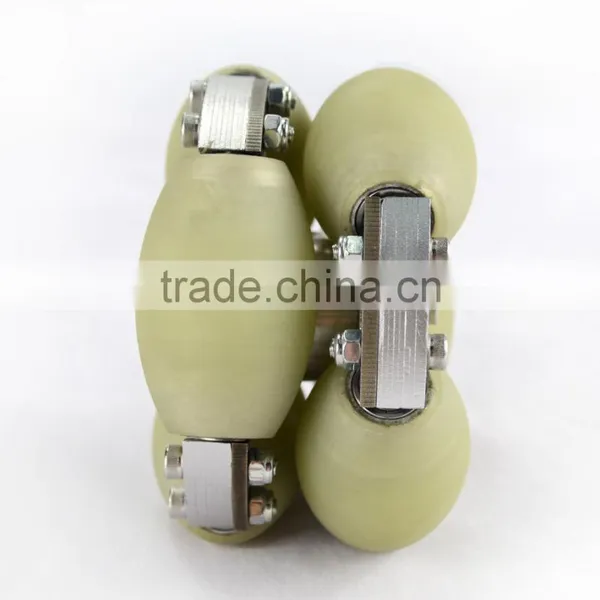 100mm Aluminum Assemble Robot Omni Wheel With PU Roller 14182 photo-2