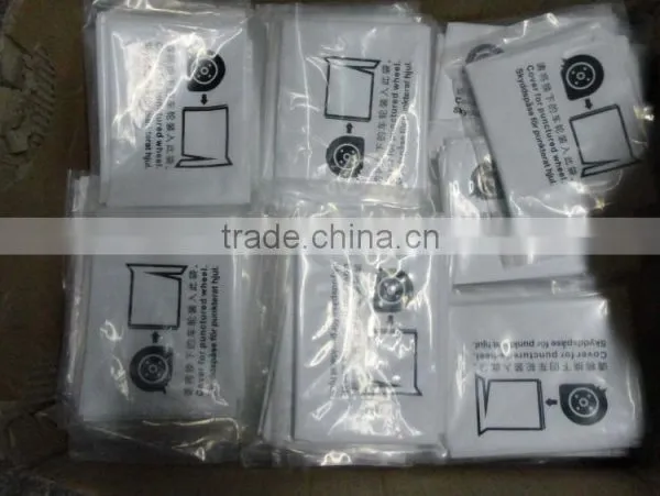 HDPE/ LDPE White Plastic Flat Tyre Bag photo-2