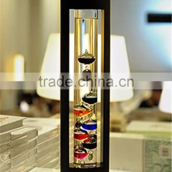 Galileo Thermometer Galileo Ball Glass Thermometer Home Decoration photo-2