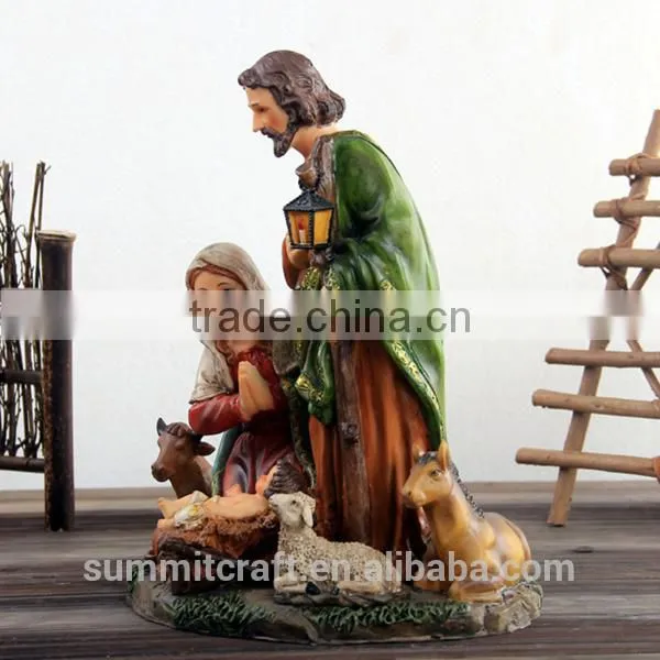 Custom Resin Christmas Nativity Figurines Christmas Nativity Set photo-2