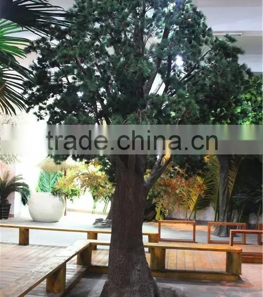 Home Garden Decoration 100cm to 1000cm Height Artificial Indoor Live Plastic Ficus Red With Green Palm Tree EZLS05 1007 photo-3