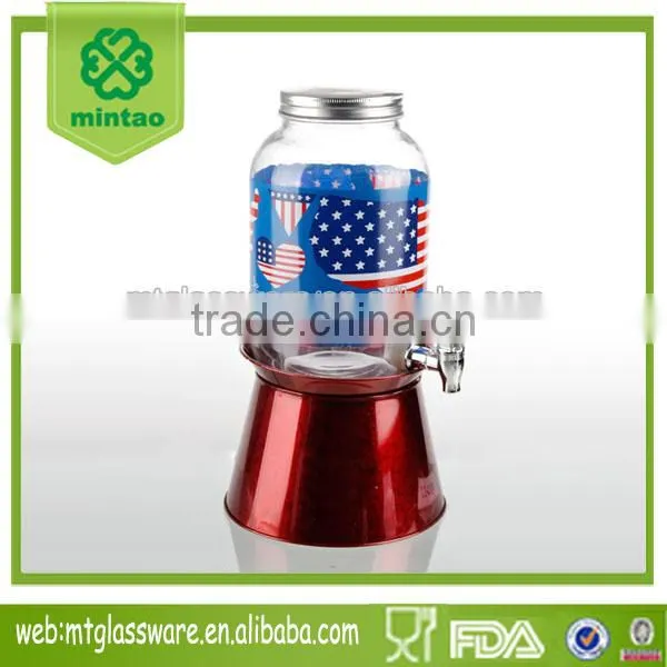 140oz Paper Transfer Machine Made Dispenser With Red Metal S'tand photo-1