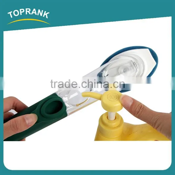 Toprank Detachable Hot Kitchen Liquid Dish Brush Soap Dispenser Bbq Soap Dispensing Dish Sponge Scouring Pad With Sponge photo-5