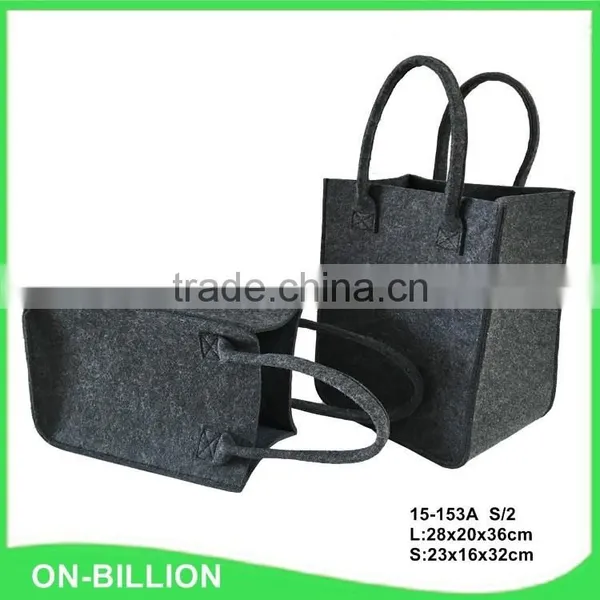 Large New Custom Promotional Storage Colorful Felt Basket Bag photo-2