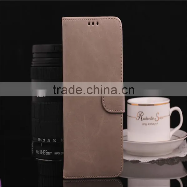 High Quality Crazy-horse PU Card Bumper/pocket Cell Phone Case for Samsung photo-3