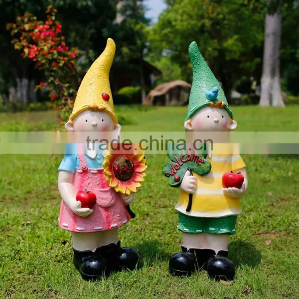 Wholesale Promotion Resin Craft Fiberglass Child Sculpture photo-2