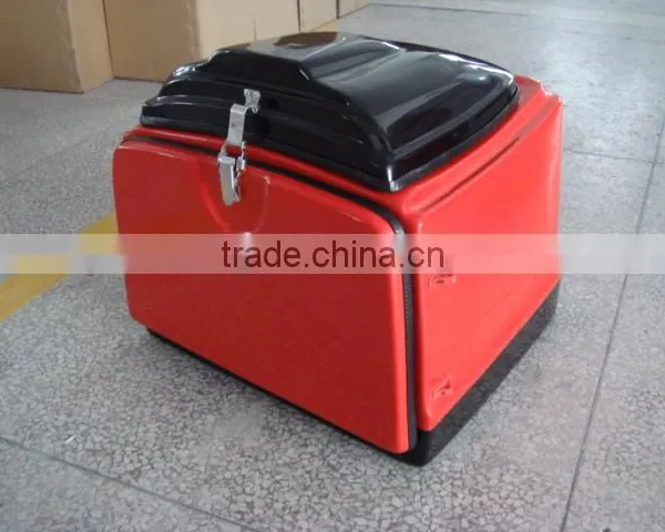 High Quality Shiny Gel Coat Finish Fiberglass Delivery Box for Scooter and Motorcycle. Factory photo-4