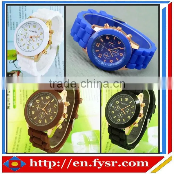 2013 Most Popular Custom Lady Women Silicone Watches